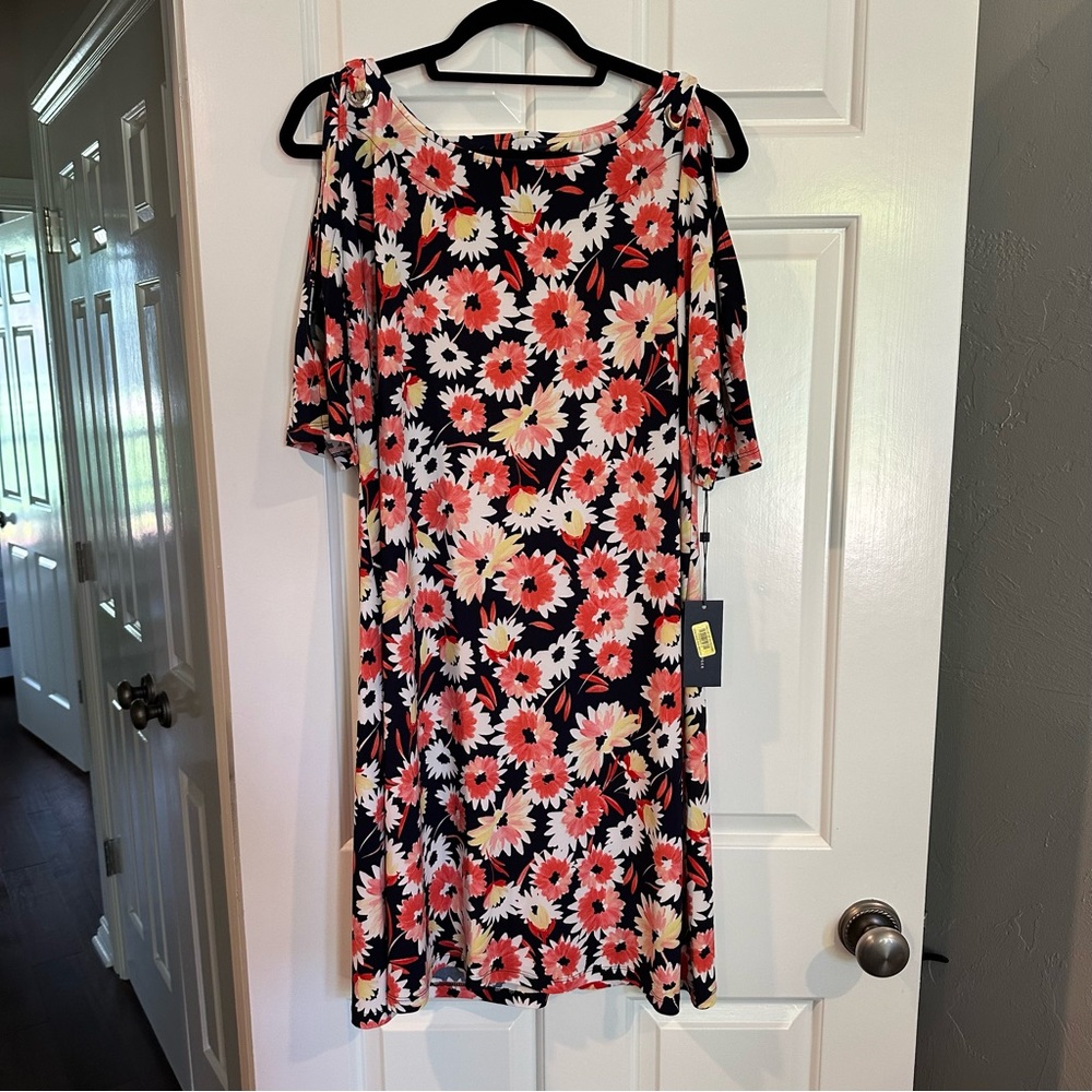 Tommy Hilfiger Vibrant Floral Sheath Dress, NWT